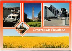 Kaart van Flevoland