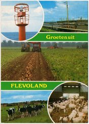 Kaart van Flevoland