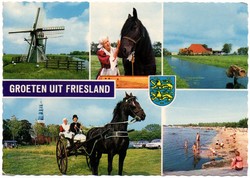 Kaart van Friesland