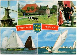 Kaart van Friesland