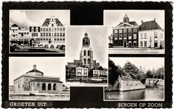 Kaart van Noord-Brabant
