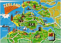 Kaart van Zeeland Kaart van Zeeland