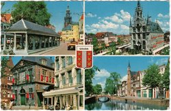 Kaart van Zuid-Holland